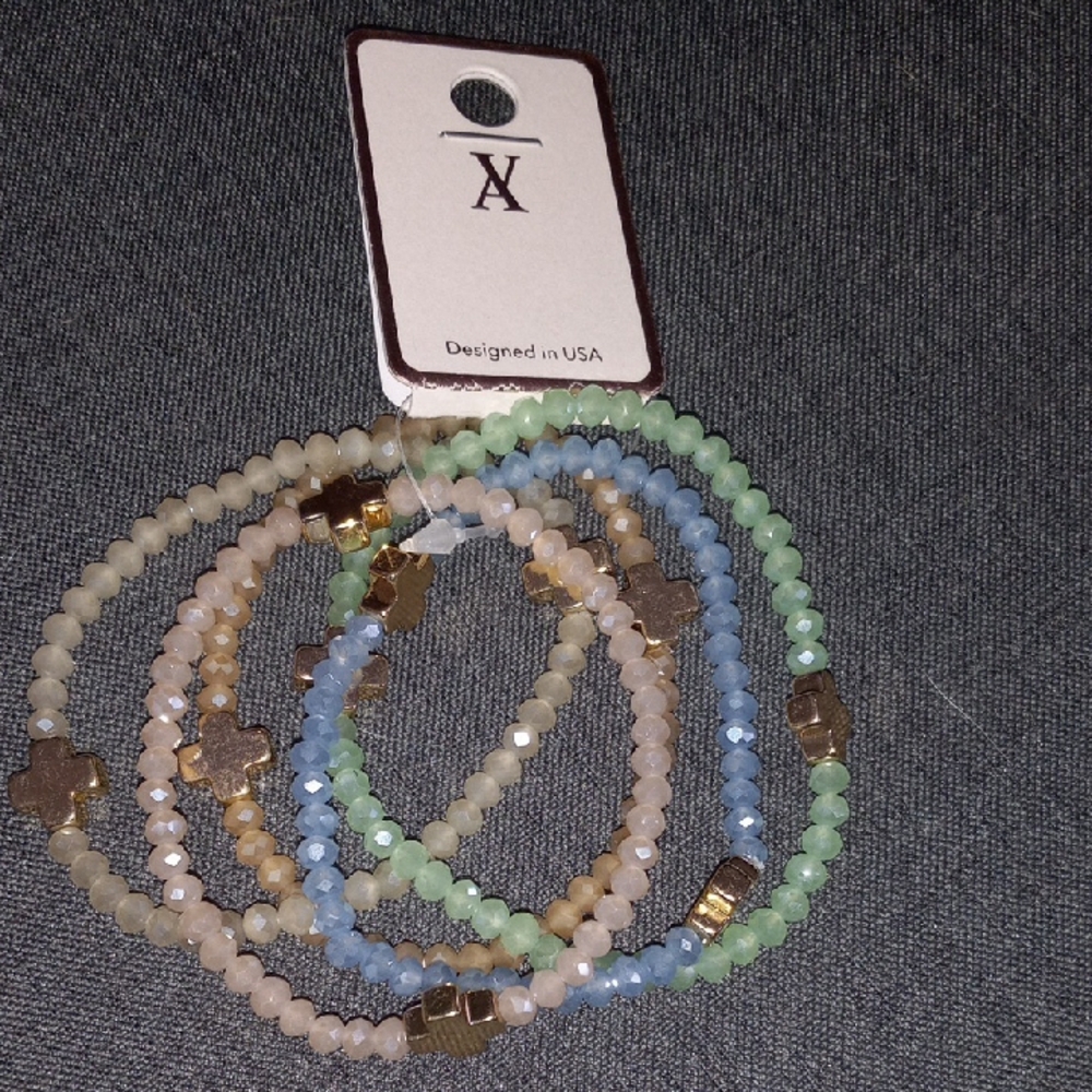 Elegant Multicolor Beaded Bracelet Set